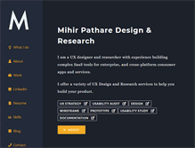 Tablet Screenshot of mihirpathare.com
